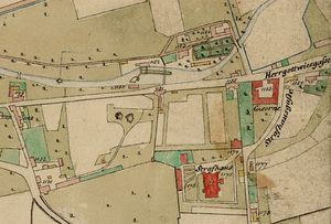 Planausschnitt mit Caserne - 1843-56